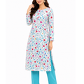 PEHNARI Lawn 2 Piece Stitched – Azure Floral Meadow Collection