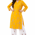 Pehnari Zard-E-Noor | 2-Piece Unstitched Lawn Embroidered Suit with White Shalwar Fabric