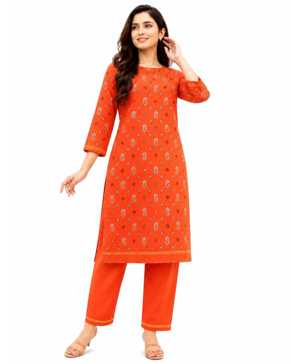 PEHNARI Lawn 2-Piece Unstitched – Sunset Zari Printed Collection